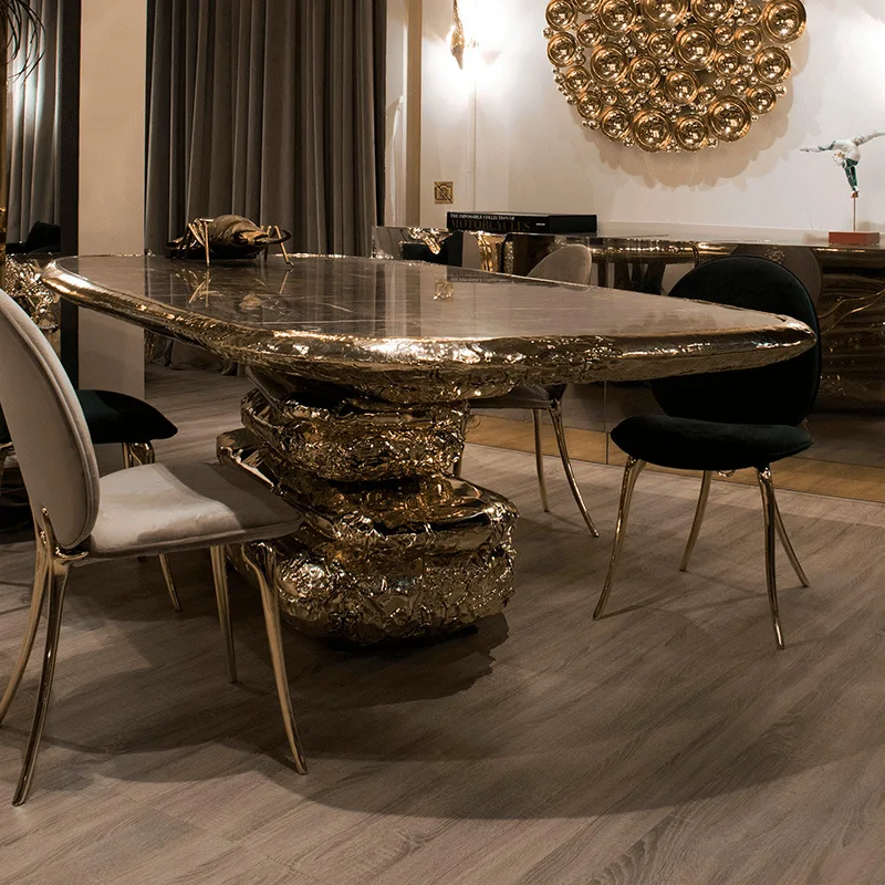 

Dining table high-end mansion villa furniture