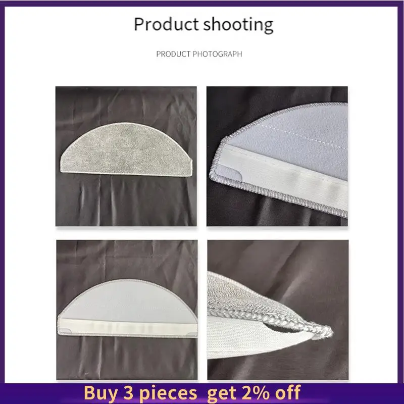 

COME Mop Pad For Mijia 3C Enhanced E10/C103/B112/E12 Vacuum Washable Mop Cloth Replacement Spare Parts
