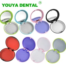 Retainer Box Denture Storage Box Orthodontic Braces Aligner Case Fake Teeth Container Dental Oral Hygiene Supplies Organizer