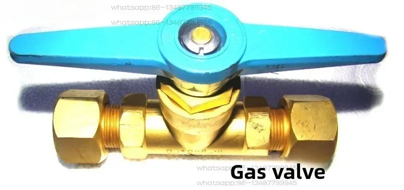 QJT200-10/8 Brass Pipeline Stop Valve Straight Type Gas Manifold for Nitrogen Argon Oxygen Filling