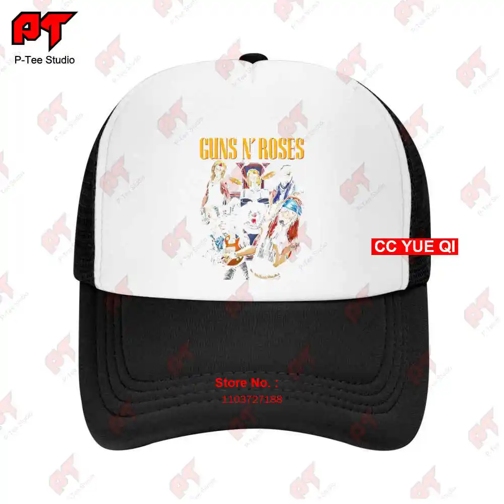 Guns N Roses Rock Roll The Most Dangerous Band In The World Baseball Caps Truck Cap 4RT4