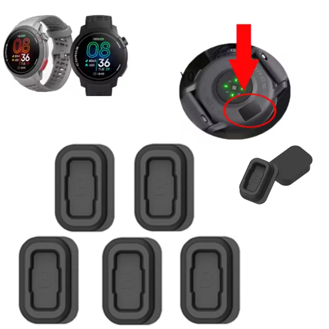 COROS PACE 3/VERTIX 2/APEX 2PRO/PRO용 실리콘 방진 방지 플러그 충전기 포트 보호기