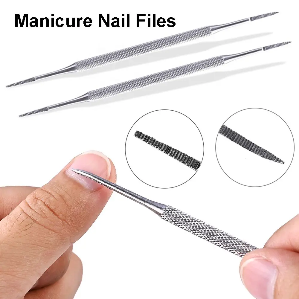 Steel Satin Edge Remove Nail Dirt Toenail Cleaning Hook for Toe Correction Manicure Foot Care Tool Pedicure Toenail Files