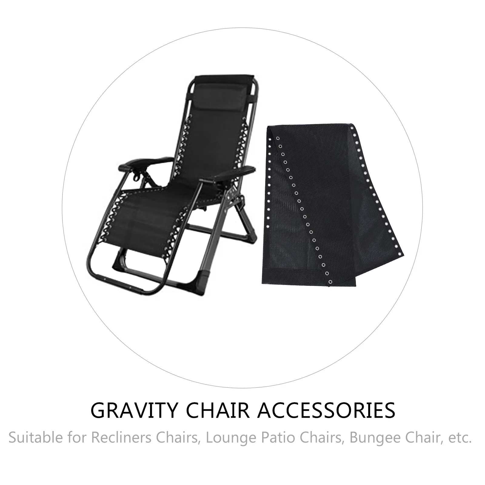 Beach Chair Replacement Kit Deck Recliners Lounge Cloth Anti Gravity Outdoor Fabric Camping chair