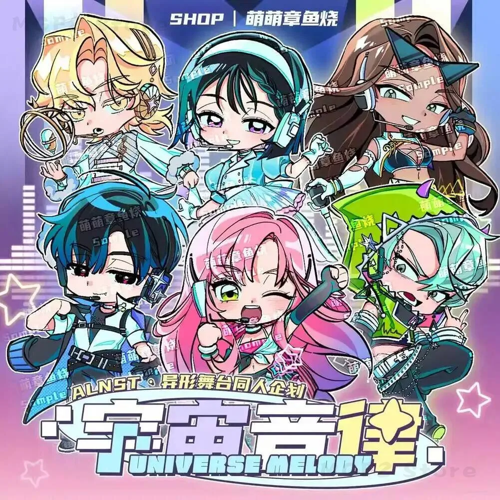 

NEW Anime Badge Brooch Pins Desktop Decor Alien Stage Sua Mizi Till Ivan Luak Hyuna Acrylic Stand Figure Model Cosplay Gift