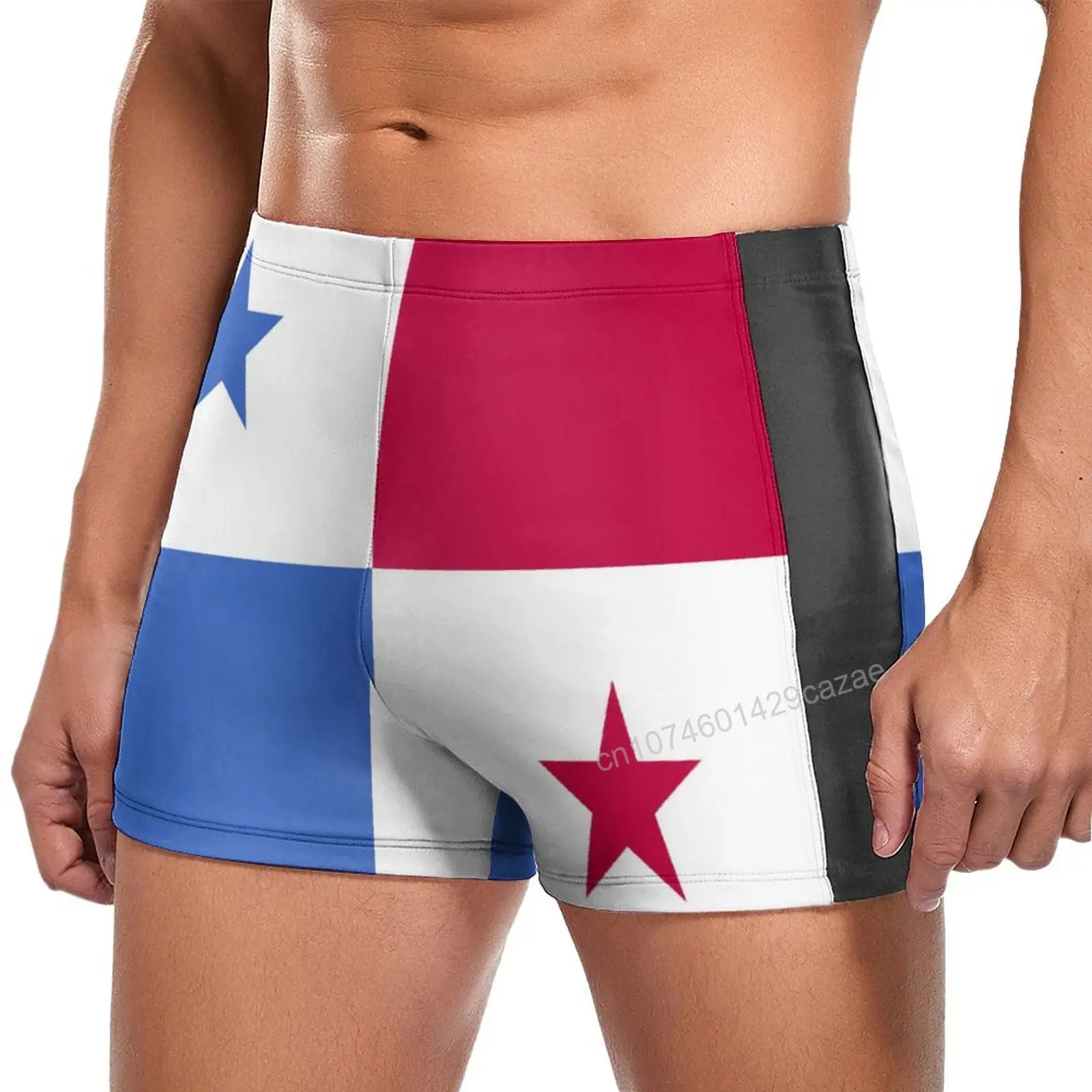 شورت سباحة بعلم بنما شورت سريع الجفاف للرجال هدية صيفية قصيرة على الشاطئ