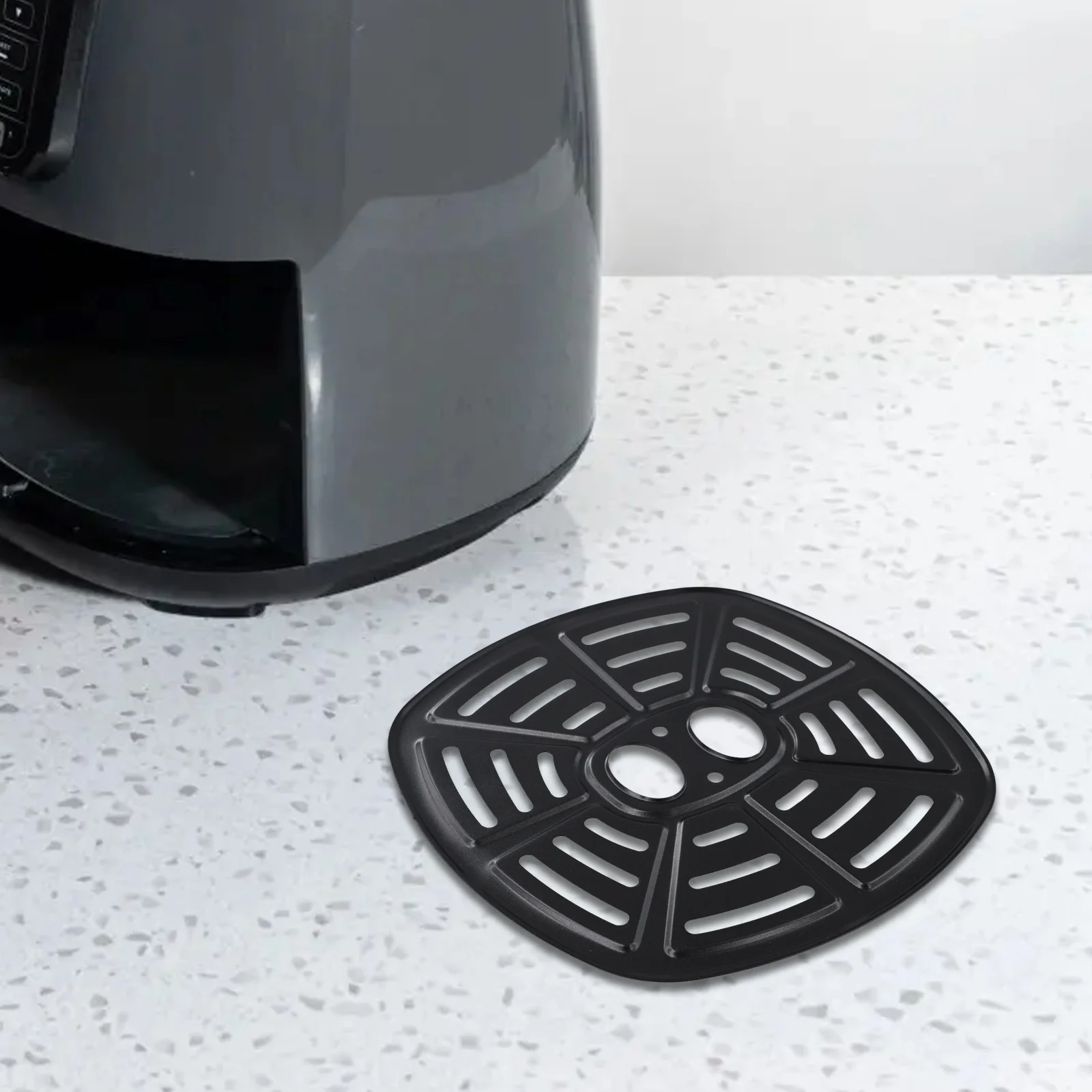 Replacement Air Fryer Plate Tray 21.5x21.5cm Non-Stick Accessory For Air Fryer Basket Compatible Accessories Cooking Accessory