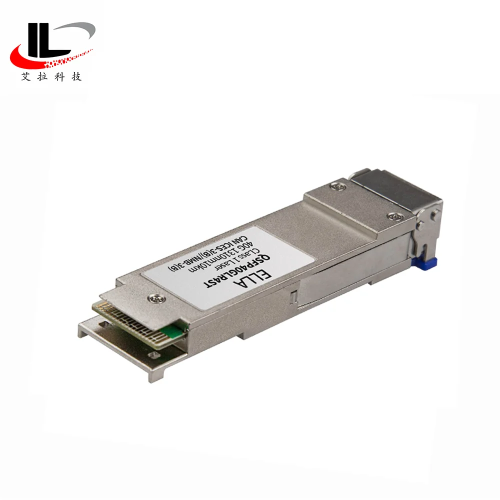 SMF QSFP-40G-LR4 Compatible QSFP+ Module Optic Transceiver LC 10km 1310nm DDM 40GBASE LR4 Single Mode Fiber Switch 1SET ELLA