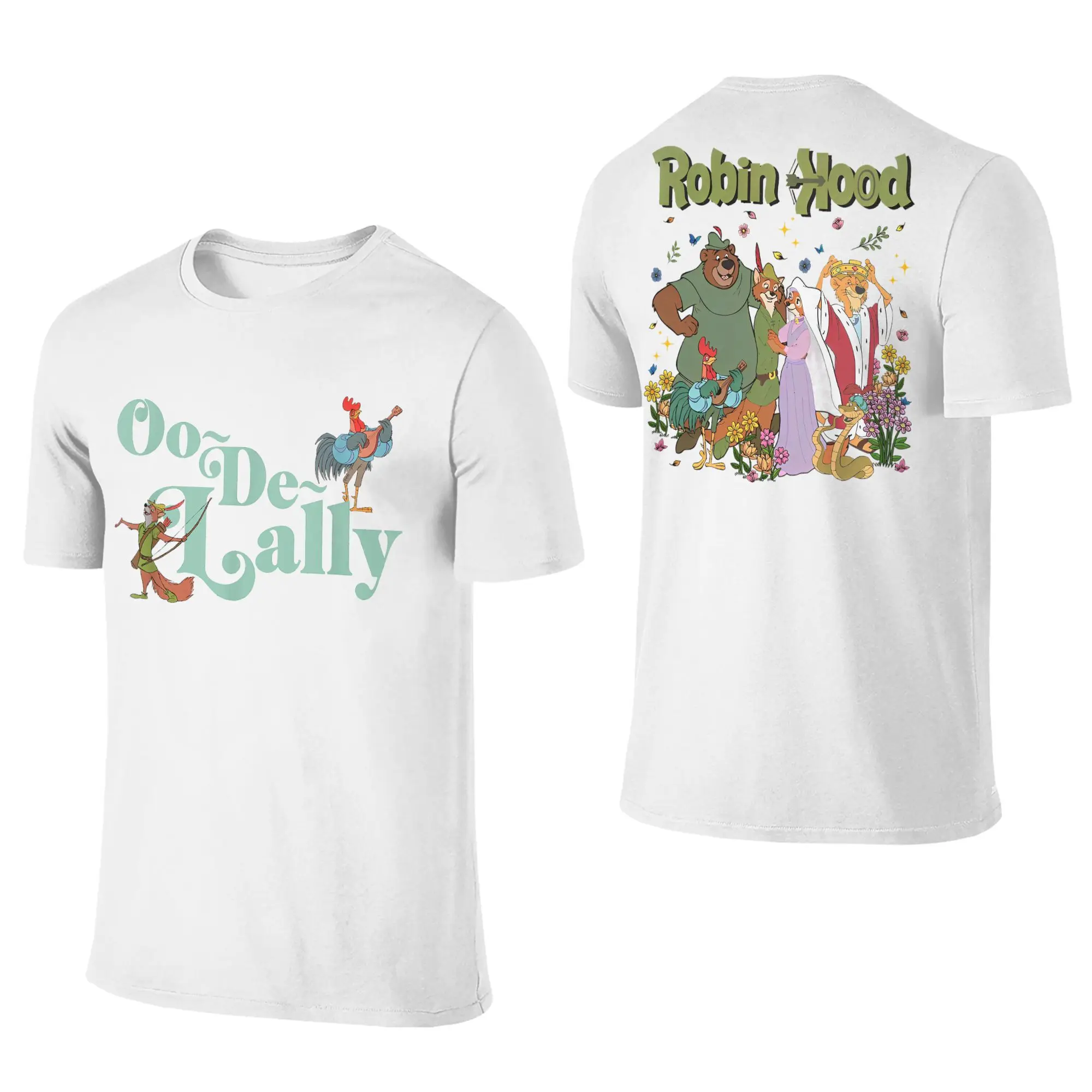 

Robin Hood Maid Marian Friar Tuck Мужчины Женщины Футболки Мультфильм Винтажные футболки с круглым воротником Футболка из чистого хлопка 2-сторонняя одежда 6XL