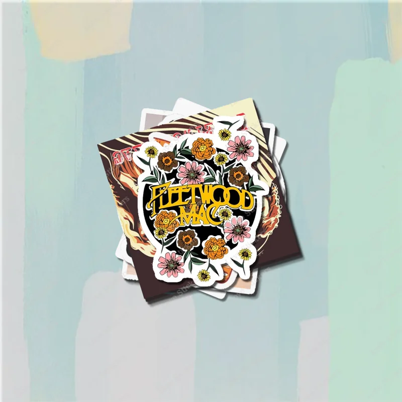 

Fleetwoodmac 5 шт. наклеек для гостиной бампер аниме милый детский автомобиль художественный принт окно домашний декор