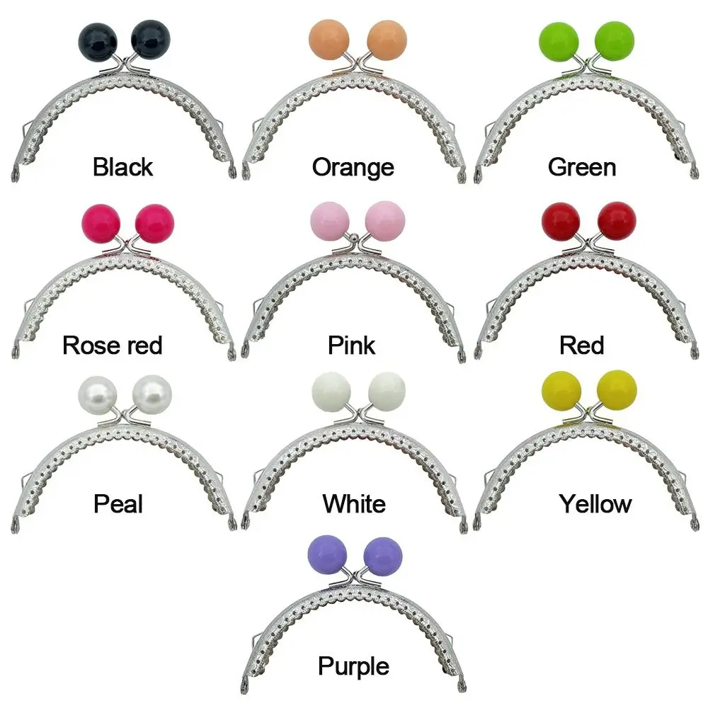 Purse Clasp Frame Bag Kiss Clasp Lock Metal Purse Frame for DIY Craft Purse Bag Making