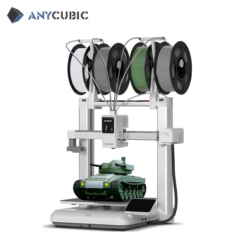 

Anycubic Kobra X Multicolor 3D Printer, 2X Faster Printing 600mm/s High Speed 3D Printer 260x260x260m Easy to Use FDM 3D Printer