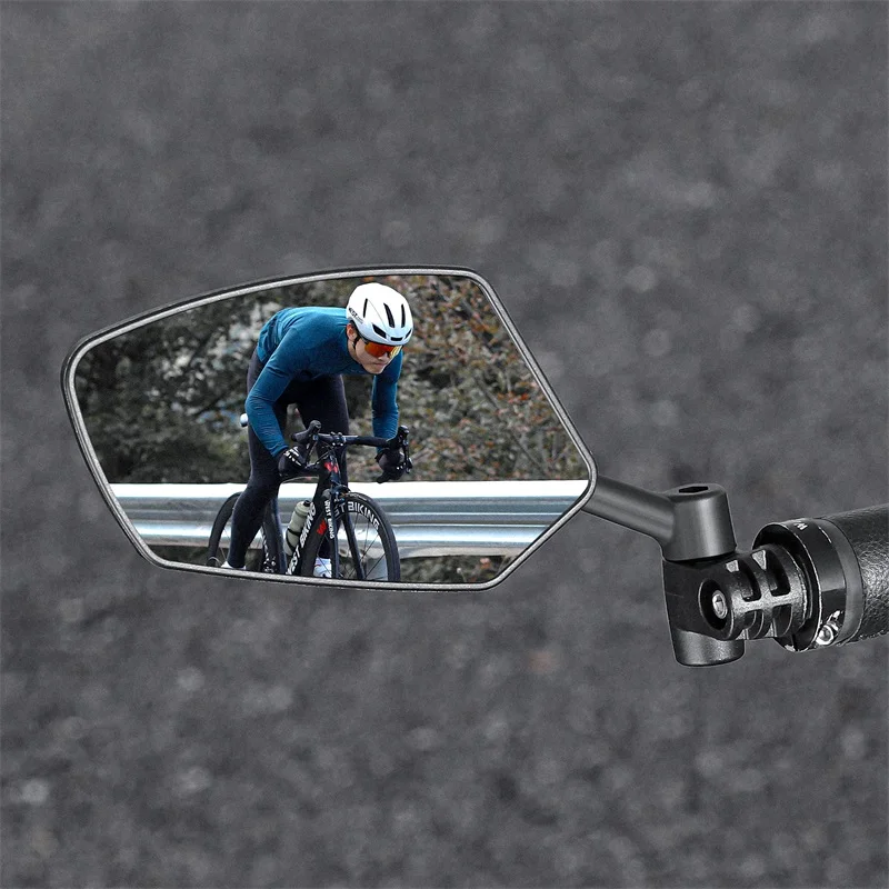 WEST BIKING Bicycle Rearview 360° Adjustable Safety Cycling Rear View MTB Road Bicycle Handlebar Mirrors Bike Accessories