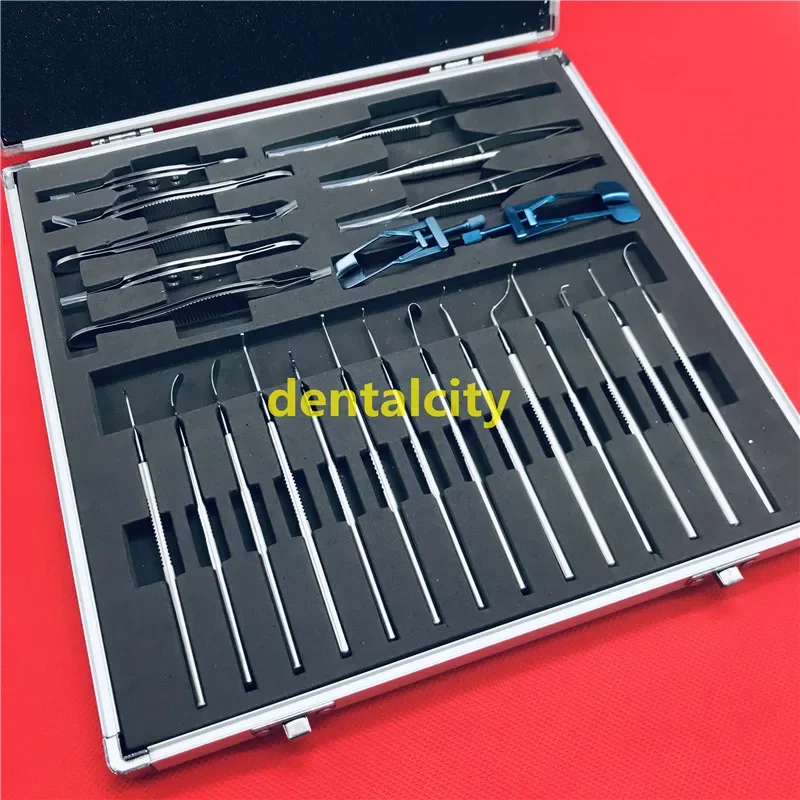 Stainless Steel Strabismus Ophthalmic Eye Micro Surgery Surgical Instruments Set Eyelid Tools