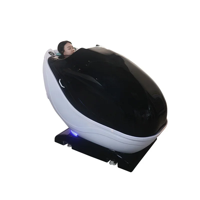 Sitting steam heated ozone hydrotherapy capsule portable sauna full body