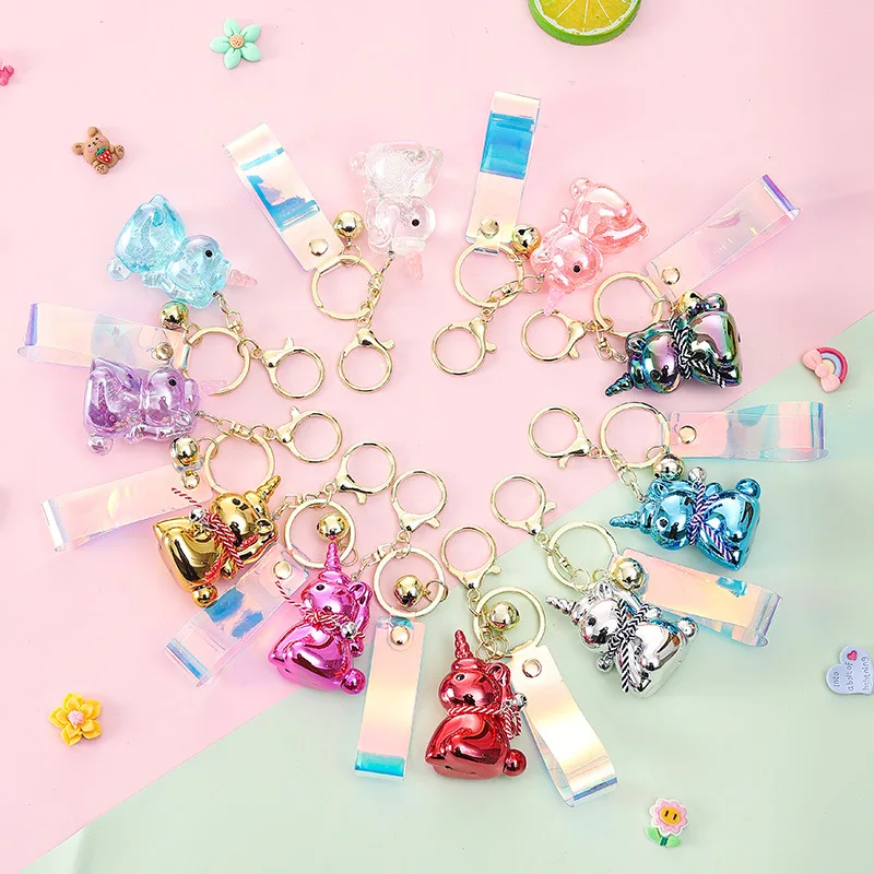 سلاسل مفاتيح كرتونية راقية من Miniso، شماعات سيارات، سلاسل مفاتيح، تماثيل صغيرة إبداعية، قلادات حقيبة رائعة وهدايا صغيرة