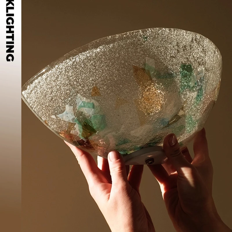 الفرنسية مصمم استدارة متجمد الزجاج وحدة إضاءة LED جداريّة مصابيح الإبداعية غرفة المعيشة غرفة نوم مطعم المطبخ جو الشمعدانات أضواء