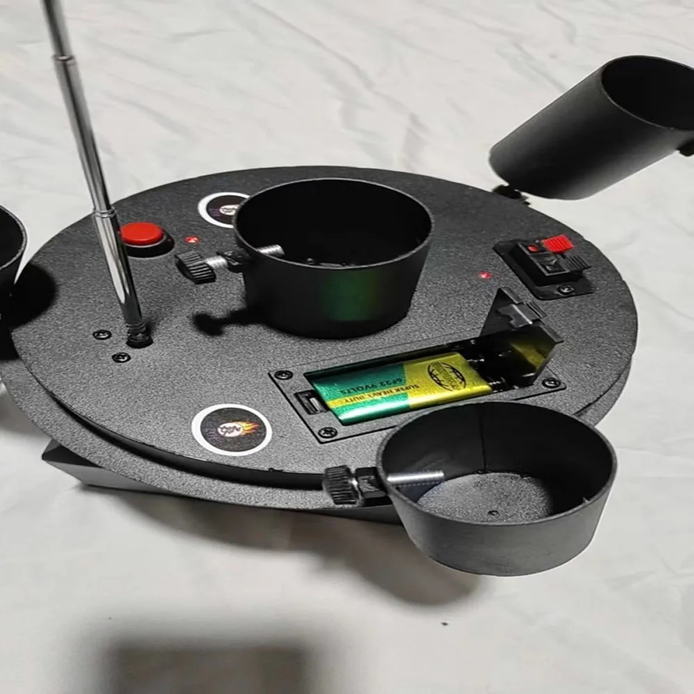 ステージ回転蓮華コールドスパークマシン4ヘッド地上回転コールドファウンテンウェディングマシン