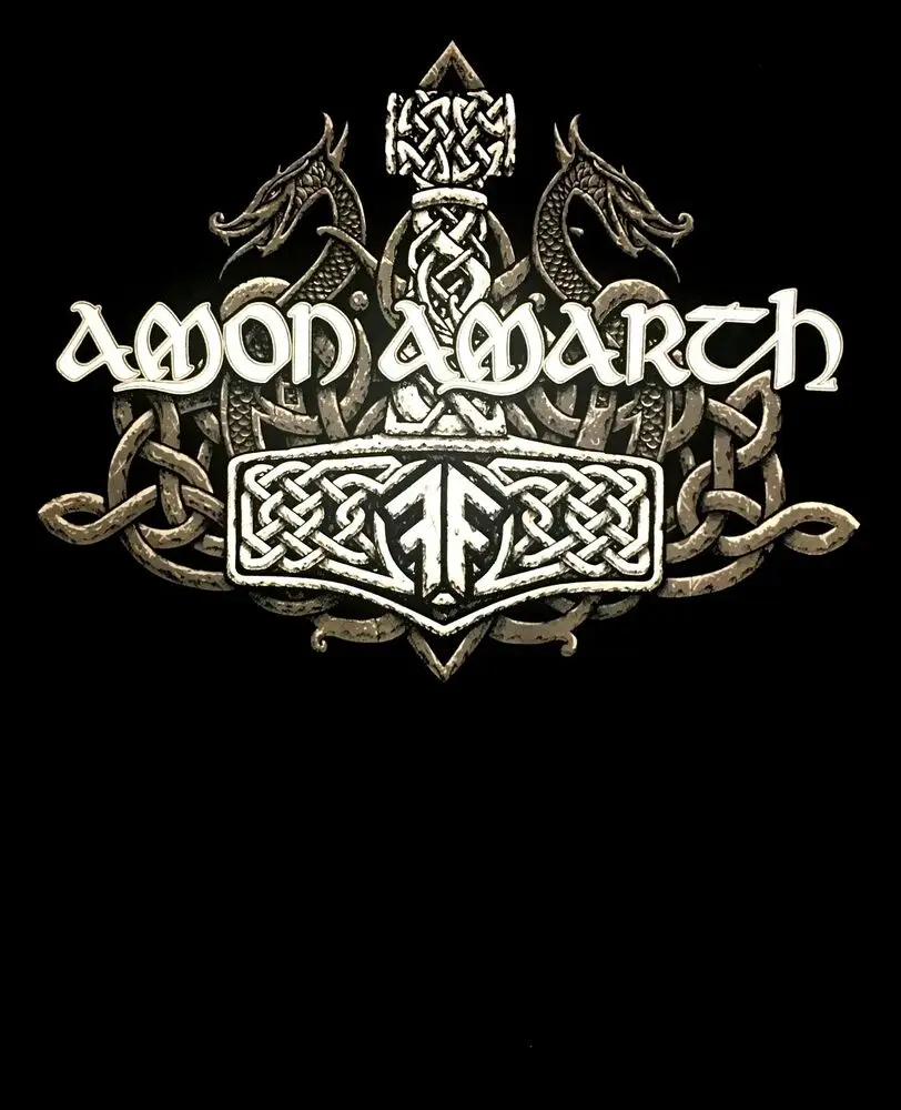 AMON AMARTH cd lgo HAMMER DENVER TOUR 2019 Official SHIRT MED new