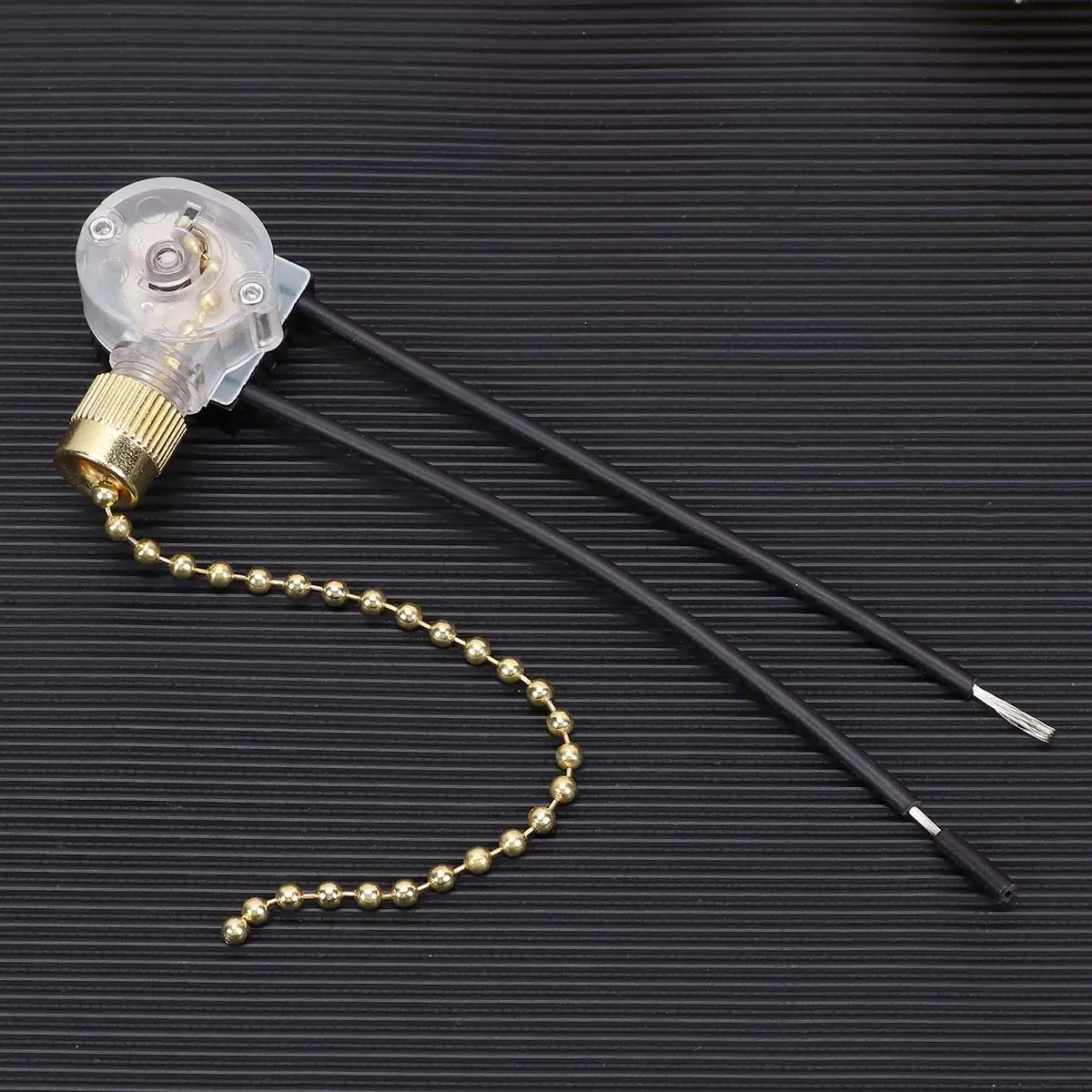 2Pcs Fan Pull-Chain Switch Ceiling Fan Light on-Off Control Premium Material Convenient Installation for Home Shop Canopy Light