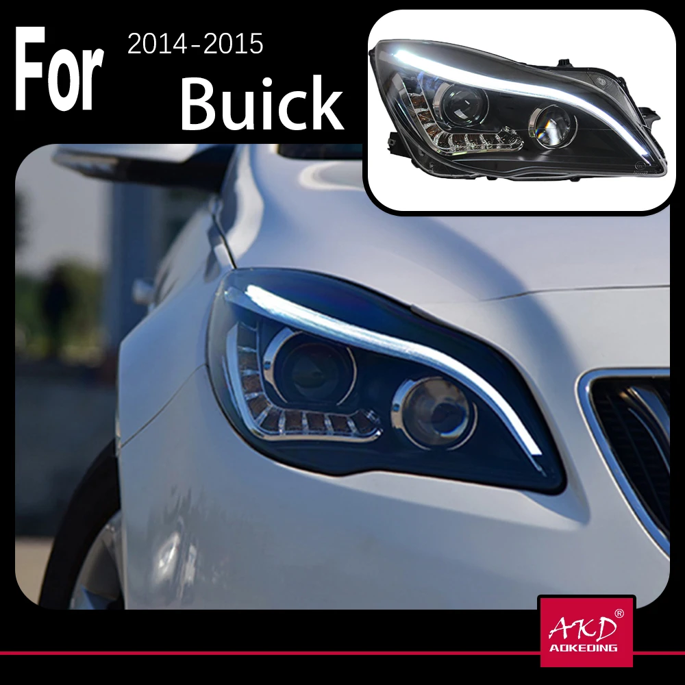

AKD модель автомобиля фары для Buick Opel Regal 2014-2015 фары светодиодные DRL ходовые огни биксеноновые фары противотуманные фары ангельские глазки