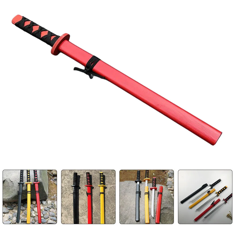 سيف خشبي خفيف الوزن على الطراز الياباني للحفلات التنكرية وحفلات الهالوين، لعبة دعامة للزينة #5