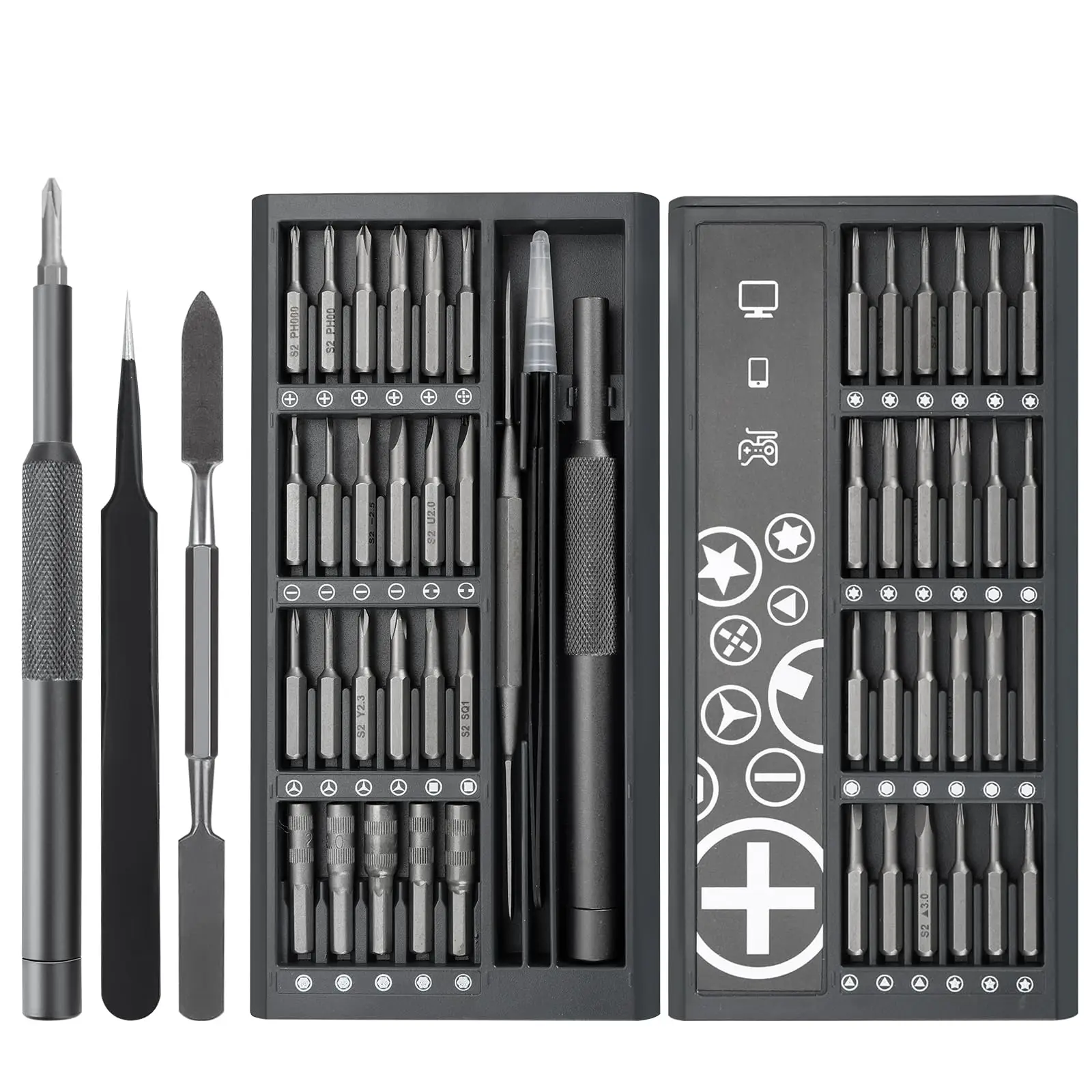 Suitable for iPhone Glasses  Game Consoles camera50 in 1 Precision Screwdriver Set with Magnetic Screw Heads Manual Repair Tools
