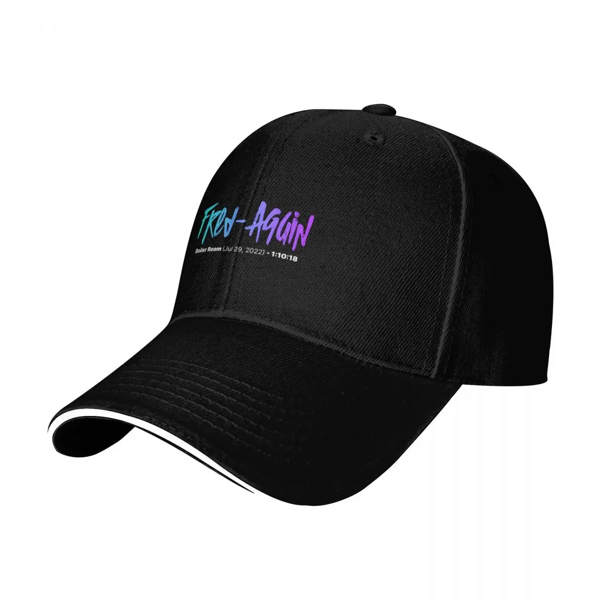 Fred Again Boiler Room Baseball Cap Vintage Retro Embroidered Lightweight Packable Gift for Him Her