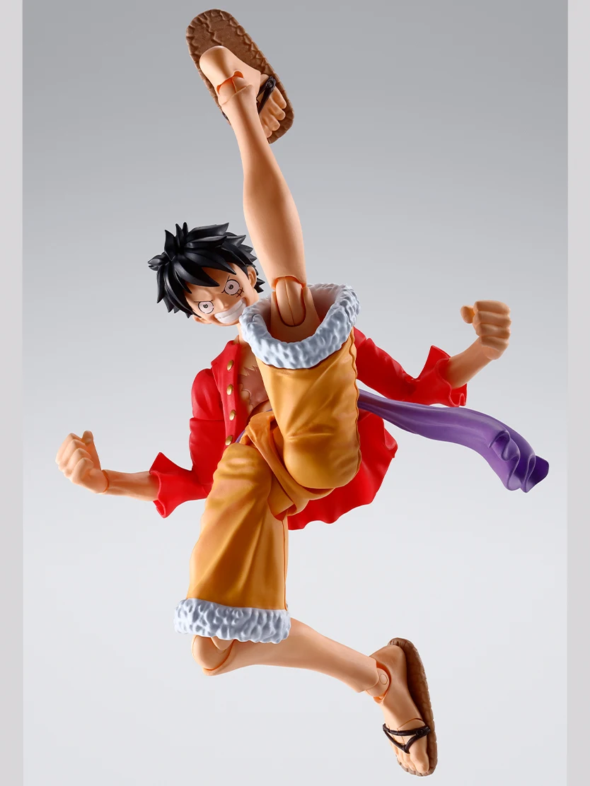 Bandai One Piece SHF Road Flying Grass Hat Ghost Island Expedition Battle can be done with a hands-on model