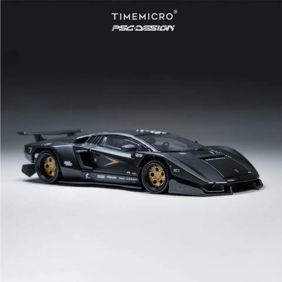 Time Micro x PSC Design 1:64 Lamborghini Countach Widebody Diecast