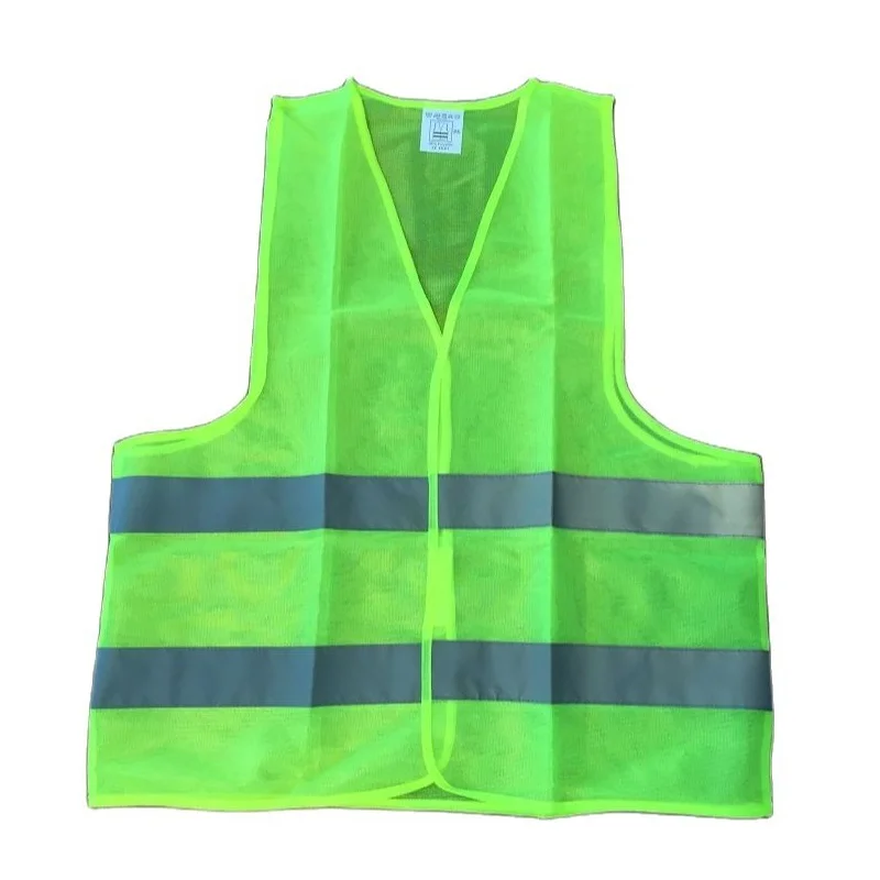 

Super Light EN471 Reflective Fluorescent Green Warning Vest 60g Fabric