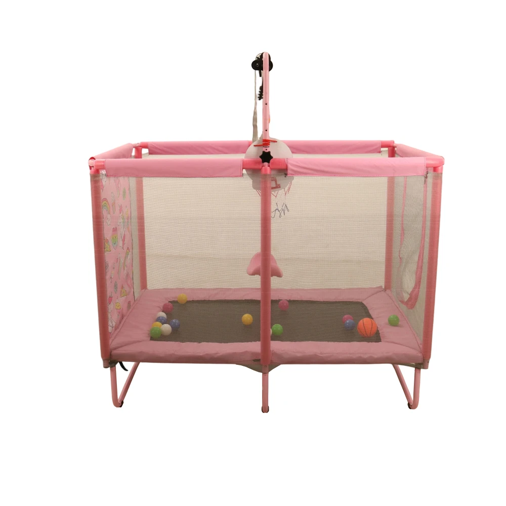 YC Rectangle trampoline-PINK