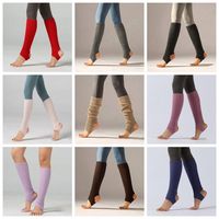 Female Wear Ballet Leg Warmers Long Section Foot Covers Latin Socks Walking Socks Daily Wear Ballet Knitted Socks Yoga Socks