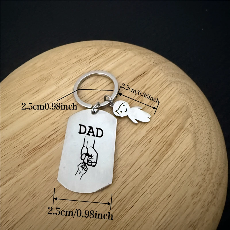 Customized Keychain Family High-Definition Pictures, Text, and Personalized Supports Name, Letter, Anniversary, Date Customizati