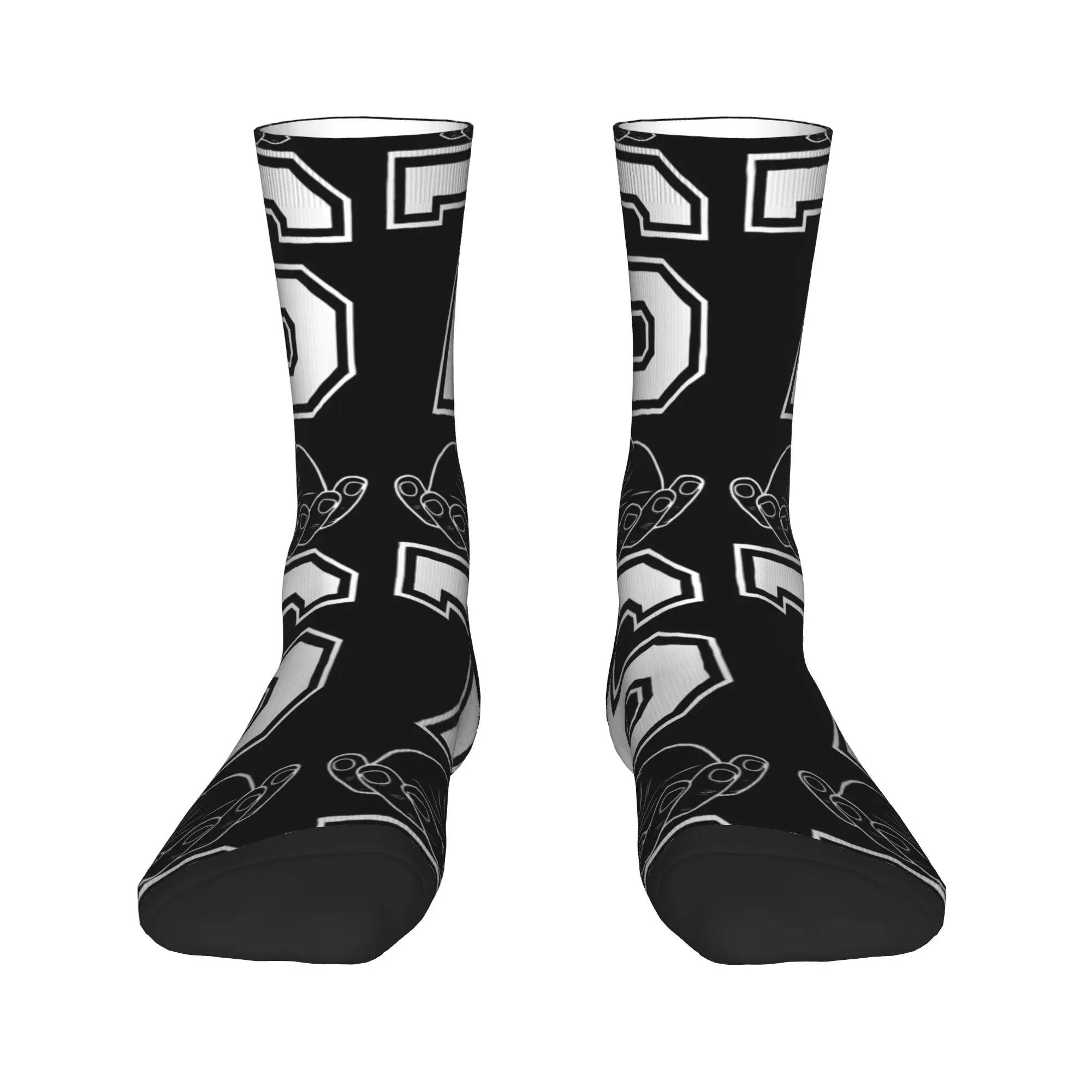 الرجال الجوارب مضحك 67 ميمي زي ستة سبعة هالوين الجنرال Z جوارب الخريف القوطية جودة الجوارب المطبوعة في الهواء الطلق عدم الانزلاق الجوارب