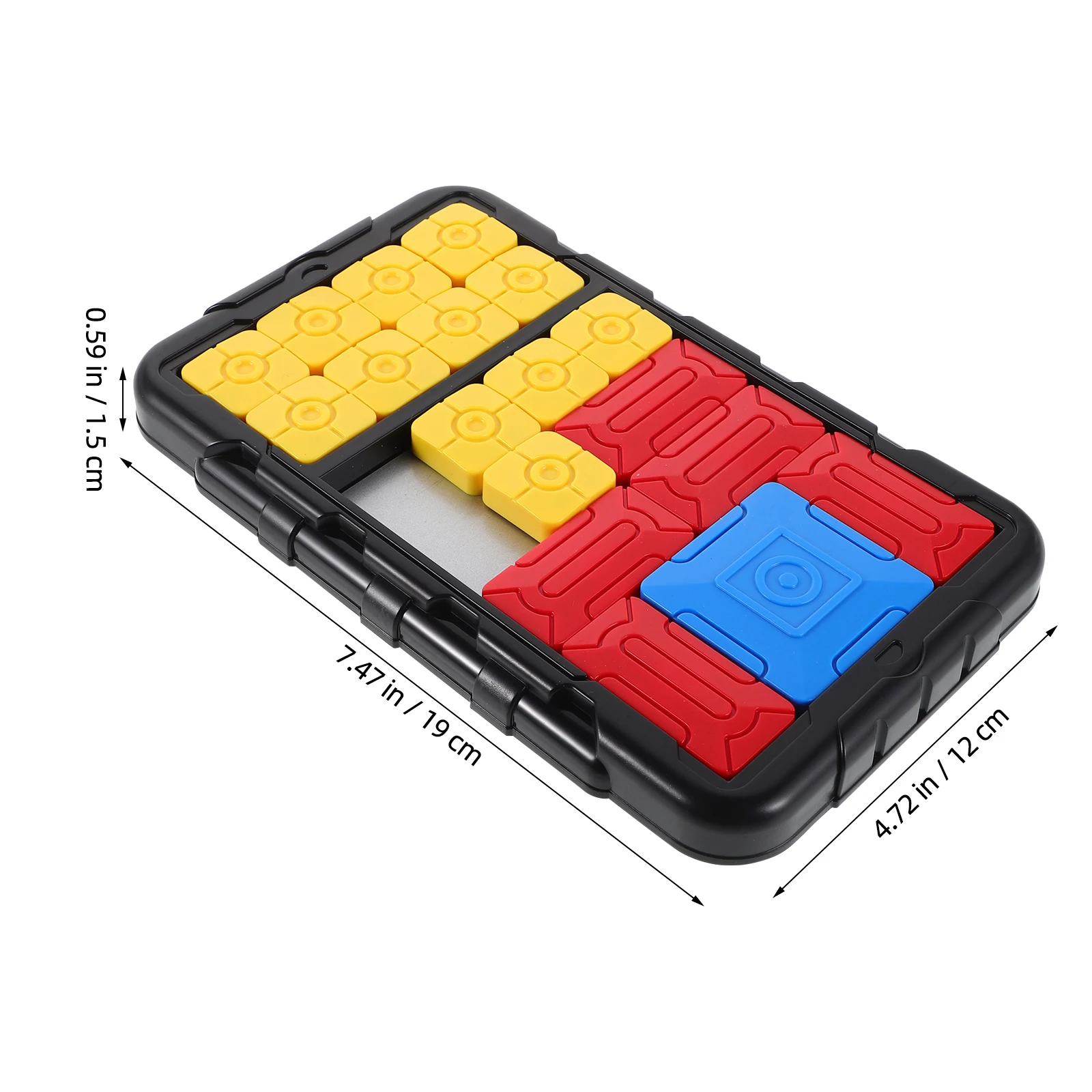 Huarong Road Sliding Puzzle Game Brain Teaser Logic Learning für Kinder Erwachsene Reisen pädagogisch kognitiv