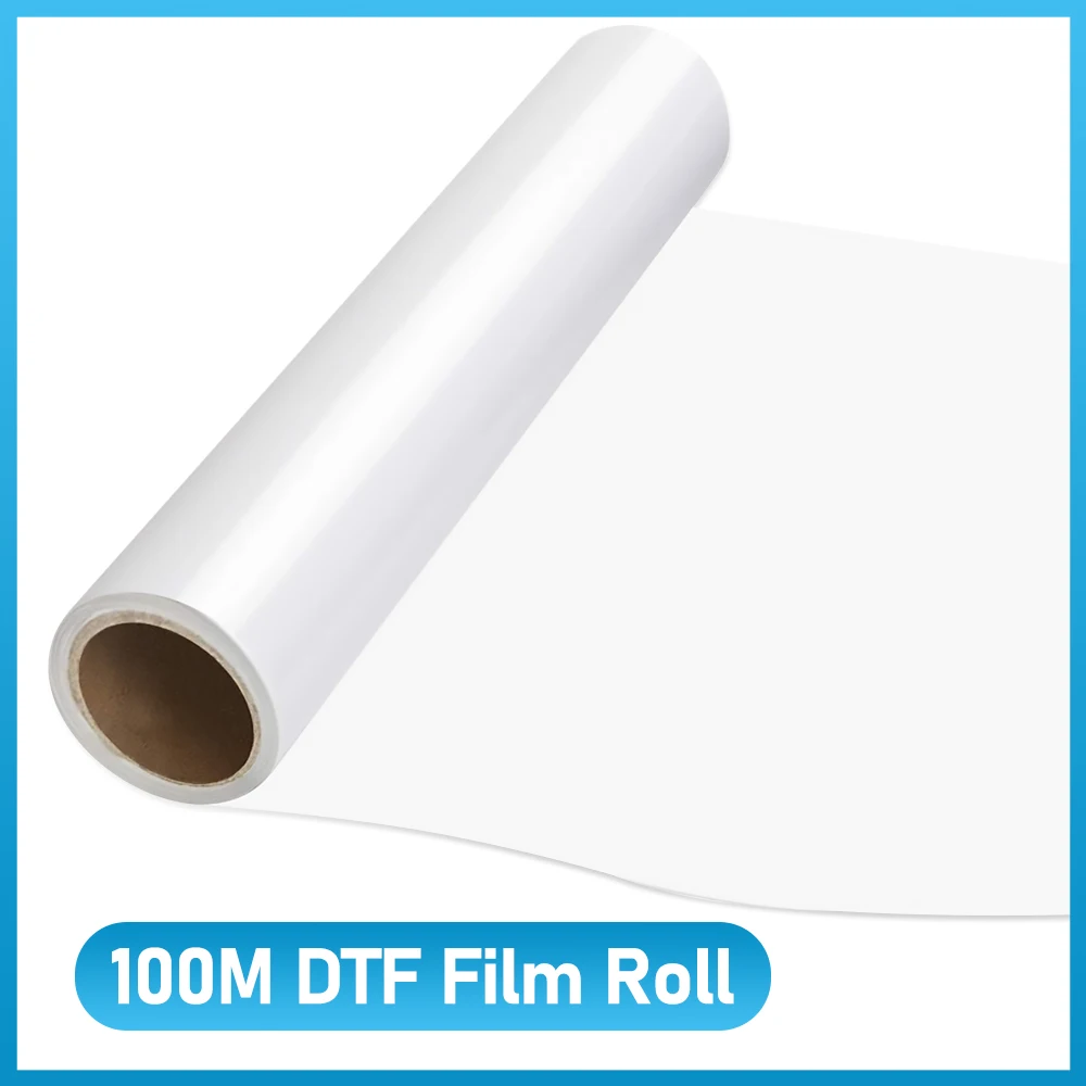 

21/30CM DTF PET Film Roll Direct Transfer PET Film DTF Film Roll for T-shirt Heat Transfer 100% Transfer For A3 A4 DTF Printer