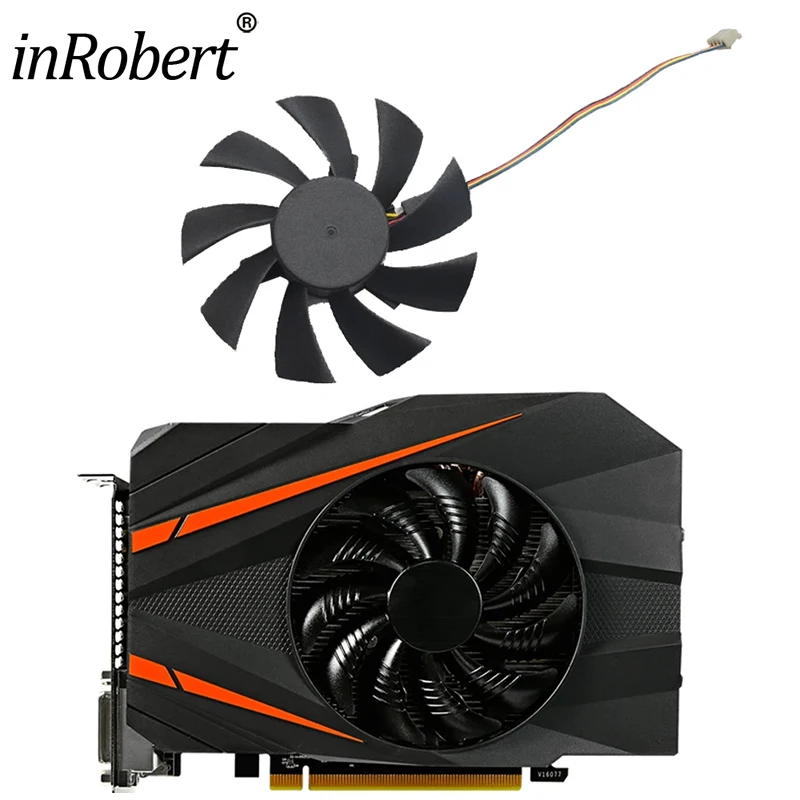 85mm Two Ball Bearing Cooler Fan Replace For Gigabyte RX 560 550 GTX1050 1050TI 1060 1070 1080 GTX1060 Graphics Card Cooling DIY