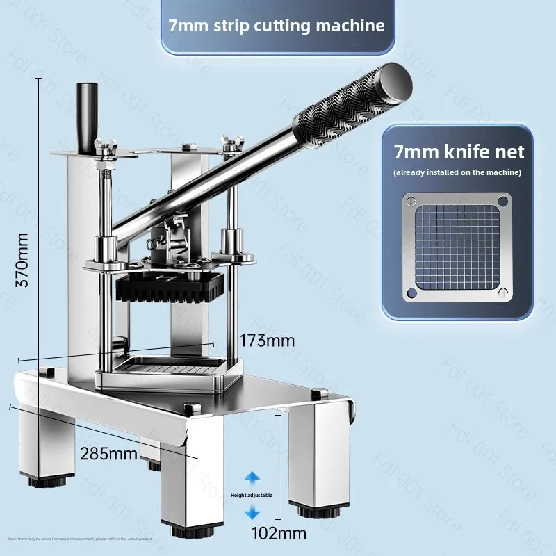 Chip cutter artifact, potato chips, carrot, cucumber, onion cutter, dicing commercial vertical stainless steel lotus root