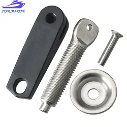 Clamp Screw Set Transom Pad Plate Swivel Pin 6E0-43118-00 For Yamaha Boat Engine 6E0-43118 6G1-43116 Accessories Replaces Parts
