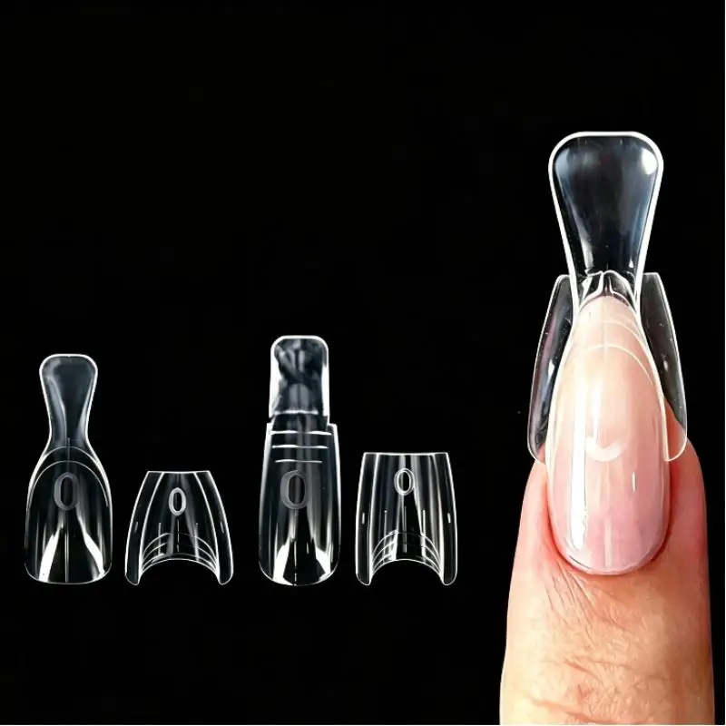 New 120/240Pcs Salon Nail Art Tools Dual-Form Nail Forms Molds Can Quickly Extend Nails No Paper Forms Needed