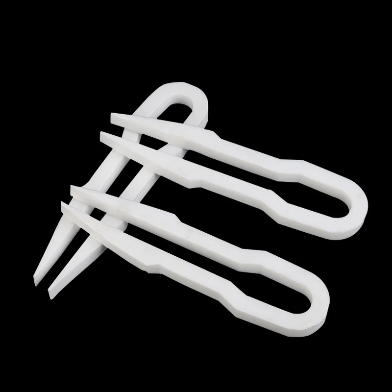 PTFE Laboratory Tweezers 150mm Clip, Laboratory Clamp Lab Chemistry Forceps Corrosion and High Temperature Resistance,1Piece