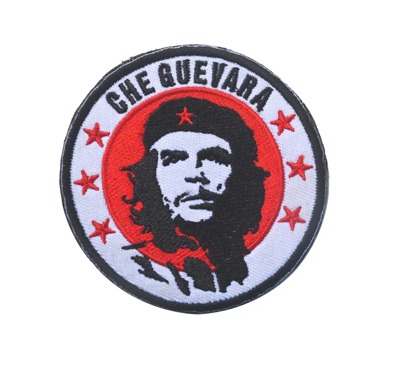 Che Guevara presidente Mao Head Patch ricamato Hook and Loop Patch per abbigliamento Armband Tactical Military Morale Badge