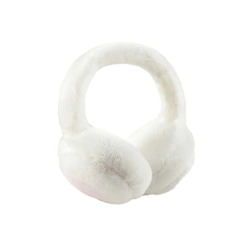 1PC Earmuffs foldable ear muffs winter ear bag warm ear cover windproof anti-freezing ear muffs plush ear warmer full plush