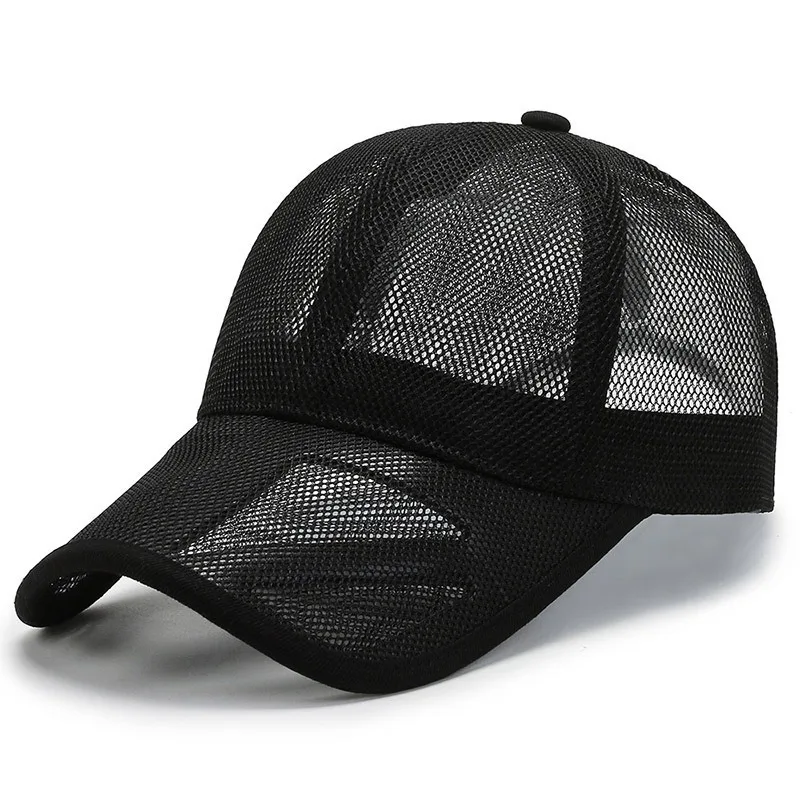 Summer Men Hat Openwork Breathable Mesh Cap Outdoor Women Sunhat NEW Sports Sunscreen Baseball