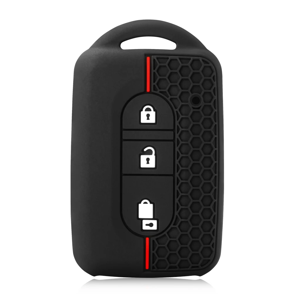 Silicone Remote Key Fob Shell Cover Case For Nissan Qashqai Micra Juke X-Trail Tiida Navara Note Pathfinder Key Chain