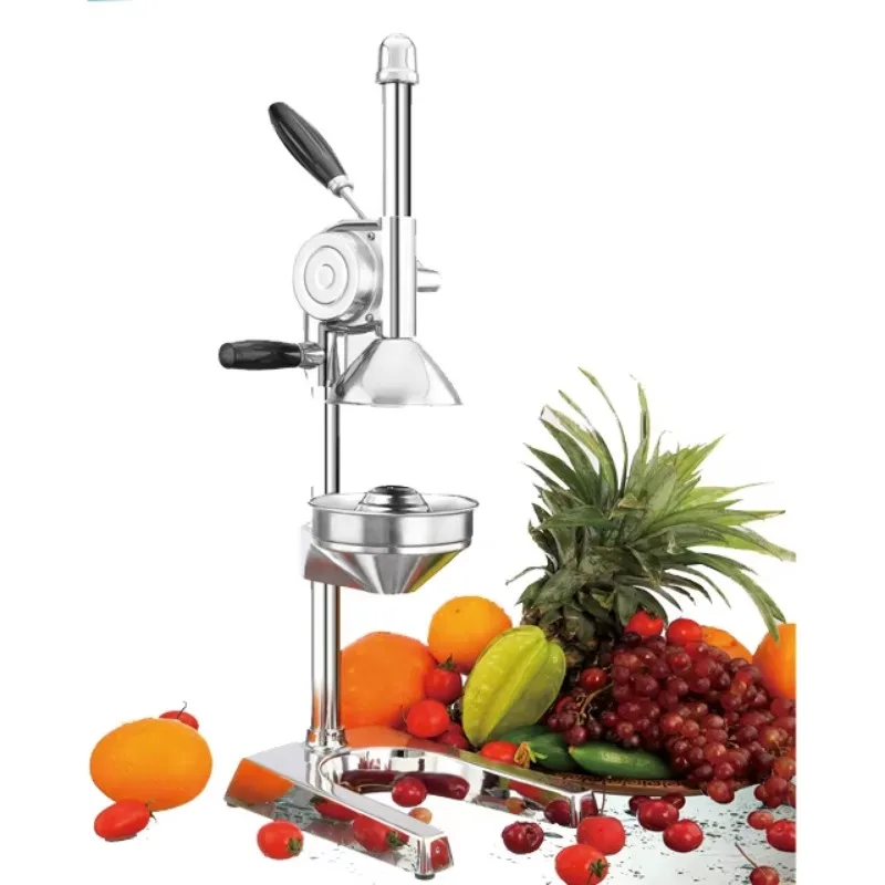 

Portable Manual Cold Press Juicer with Stainless Steel Blades for Household Citrus Juicing