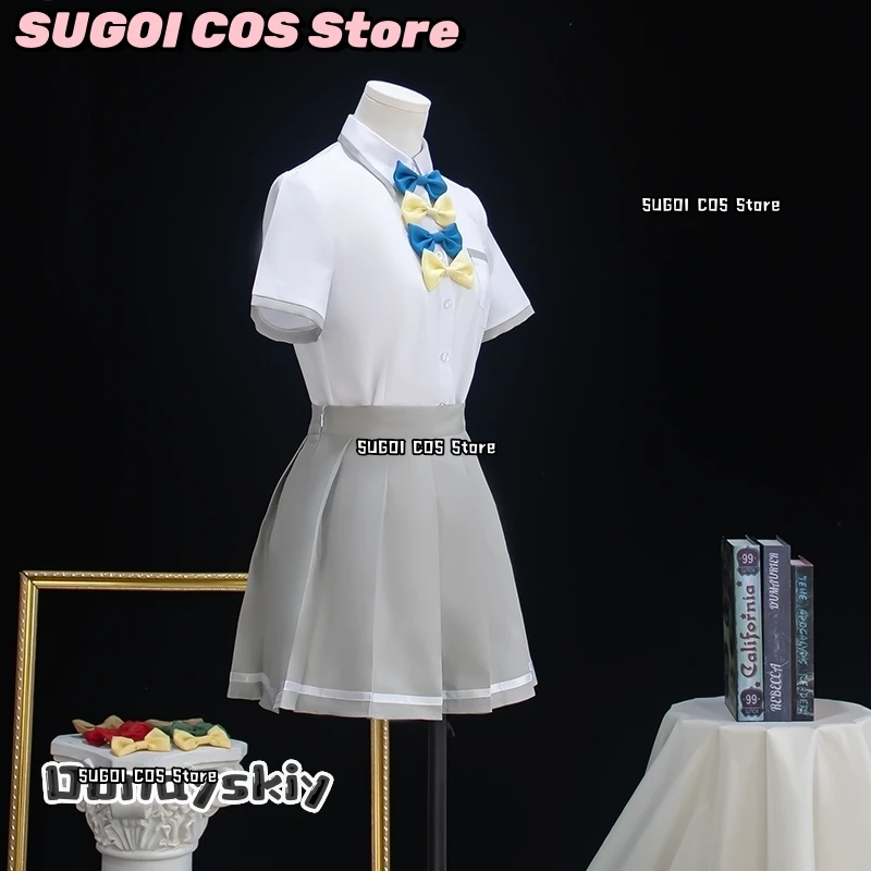 يانامي آنا ياكيشيو ريمون كوماري تشيكا تأثيري حلي شعر مستعار JK الزي المدرسي ربطة القوس فيونكة مجموعة هالوين تمويه للنساء الكبار