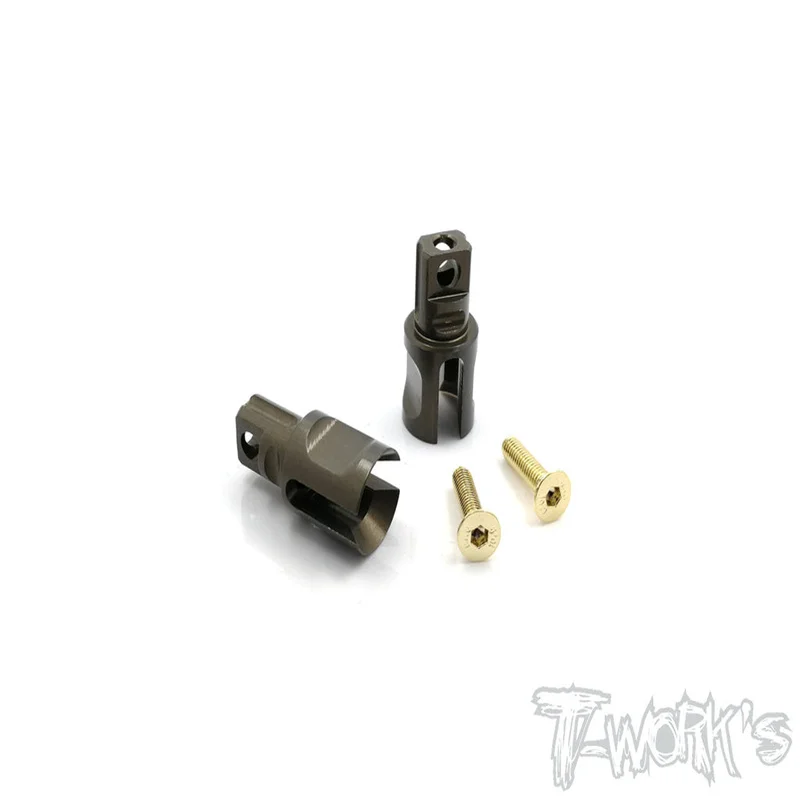 Original T works TE-163-M 7075-T6 Hard Coated Alum. Front Spool Cups( For Mugen MTC1 ) Rc part