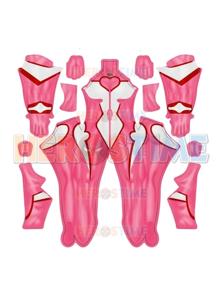 Mighty Lady IQUE dex Cosplay Costume pour adultes et filles, costume de batterie Zentai, costume d'Halloween, rose, femme, Ladile, sourire, héros